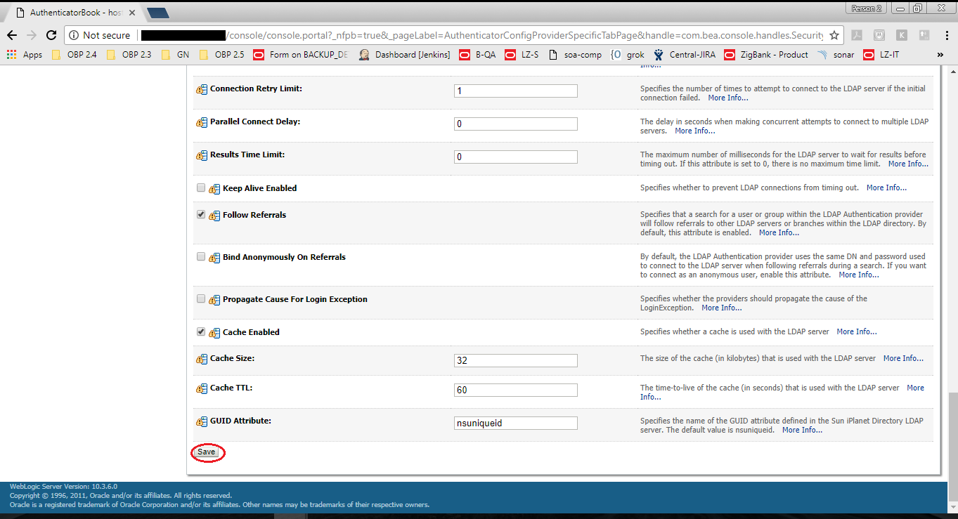 OBP Base Setup Configuration